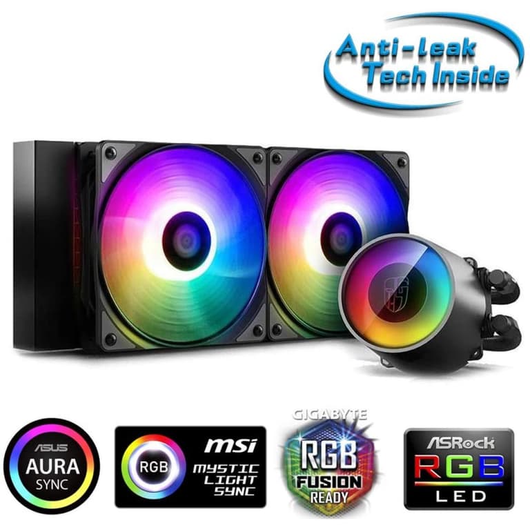 DeepCool Castle 240 RGB V2 AIO Liquid Cooler Anti-Leak Technology