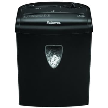Fellowes Powershred H-8C 8-Sheet Cross-Cut Home and Deskside Paper Shredder with Safety Lock