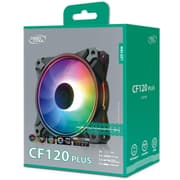 DEEPCOOL CF120 Plus 3x120mm PWM A-RGB Dual Loop Lighting Zones High Airflow & Low-Noise product image
