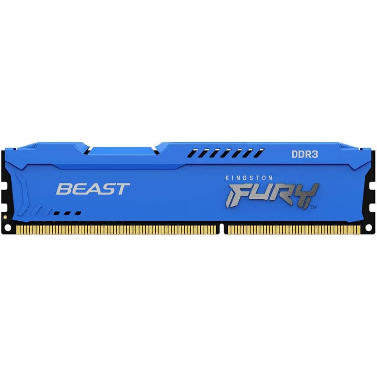 Kingston Fury Beast 8GB DDR3 PC 1600MHz For Desktop - Blue