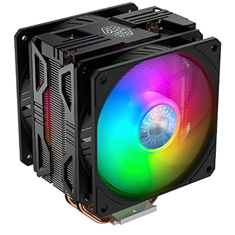 Cooler Master Hyper 212 LED Turbo ARGB 4 Copper HeatPipes Dual SickleFlow 120 ARGB Fan