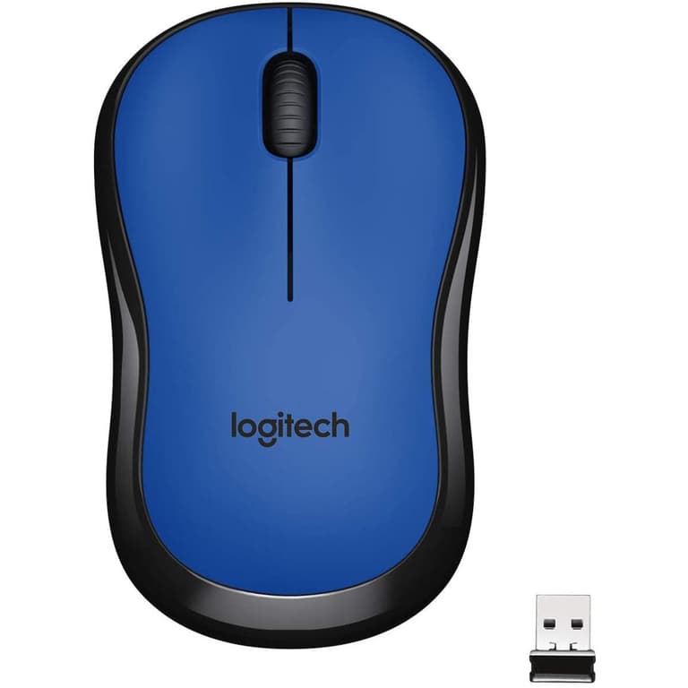 Logitech M220 Silent Wireless Mobile Mouse - Blue