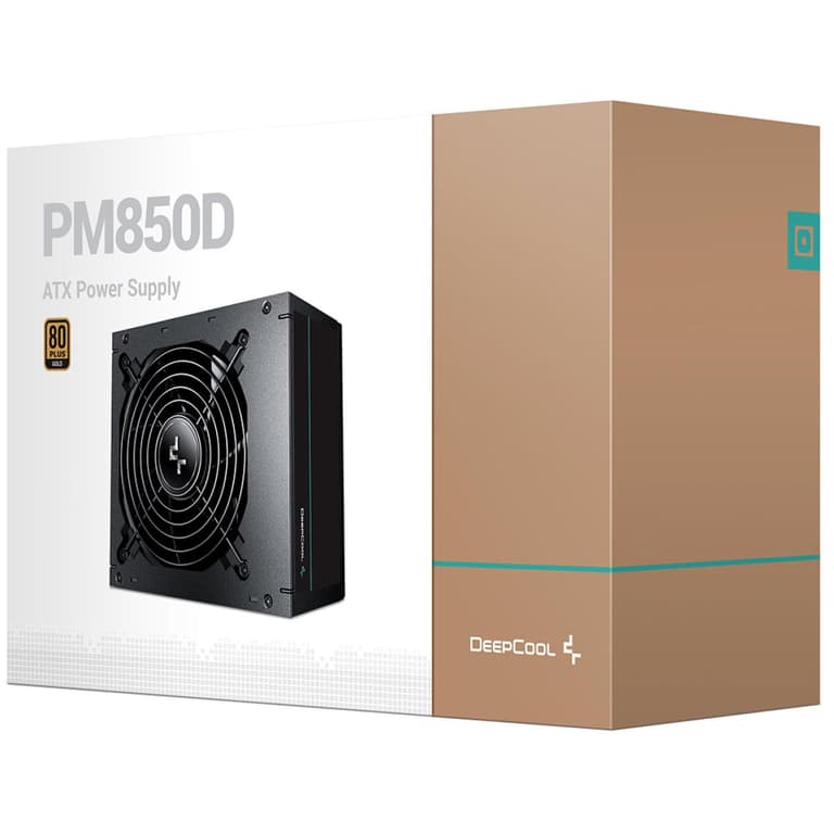 Deepcool PM850D 850w 80 Plus Gold Certified Power Supply For Gaming PC - Black