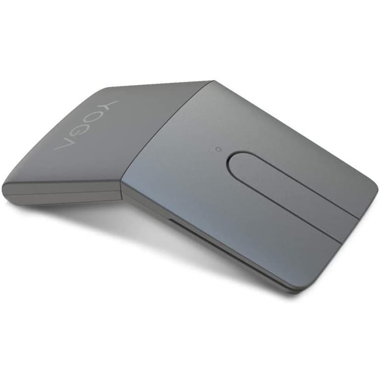 Lenovo Yoga Mouse & Laser Presenter 2.4GHz Wireless Nano Receiver & Bluetooth 5.0 Adjustable Optical Mouse