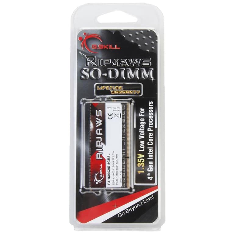 G.SKILL Ripjaws 8GB DDR3 SO-DIMM DDR3 1600 (PC3 12800) LV