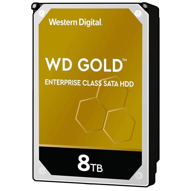 Western Digital 8TB WD Gold Enterprise Class Internal Hard Drive 7200 RPM Class SATA 6 Gb/s 256 MB Cache, 3.5"