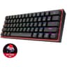 Redragon K617 Fizz RGB 60% 61 Keys Detachable Cable Mechanical Red Switches - Black product thumbnail 1