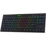 Redragon K621 Horus TKL RGB Mechanical Wire & Bluetooth & Wireless Low Profile Linear Red Switch - Black product thumbnail 1