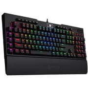 Redragon K586 Brahma RGB Mechanical Gaming Keyboard with Brown Switches, 10 Dedicated Macro Keys, Convenient Media Control, and Detachable Wrist Rest product image
