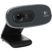 Logitech C270 HD Webcam 720p Widescreen HD Video Calling Light Correction Noise-Reducing Mic For Skype, FaceTime, Hangouts, WebEx - Black product image