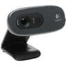 Logitech C270 HD Webcam 720p Widescreen HD Video Calling Light Correction Noise-Reducing Mic For Skype, FaceTime, Hangouts, WebEx - Black product thumbnail 1
