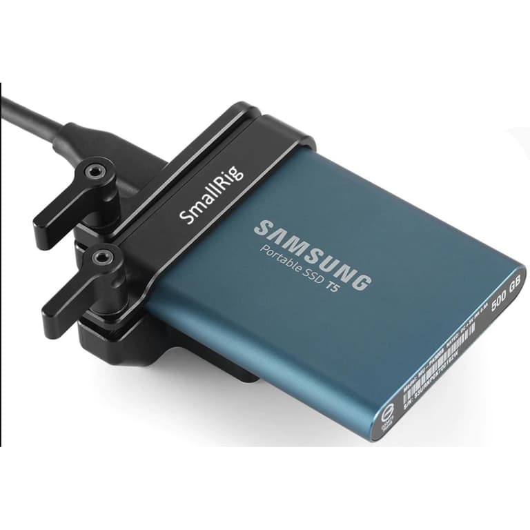 SMALLRIG SSD Mount Bracket SSD Holder for Samsung T5 SSD