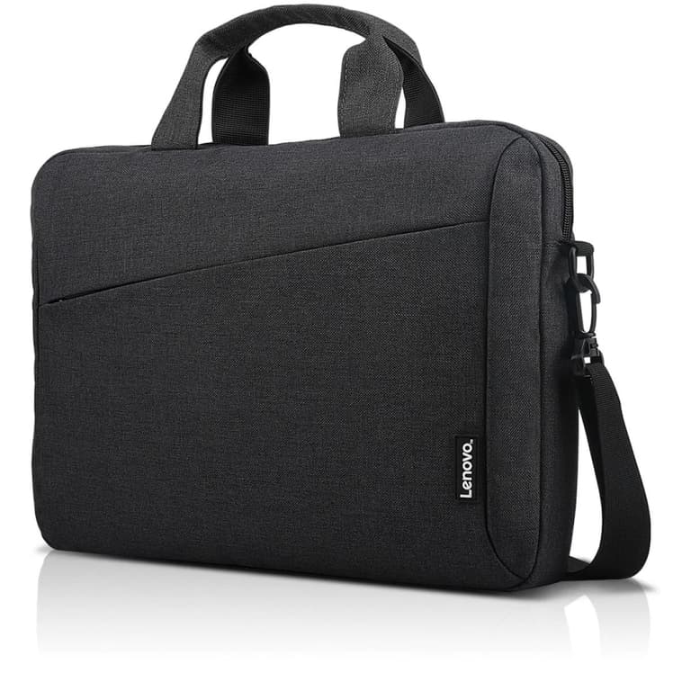 Lenovo Laptop Shoulder Bag T210 up to 16.0" Laptop Sleek Durable & Water-Repellent Fabric Lightweight Toploader - Black