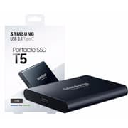 Samsung 1TB T5 USB 3.1 Type C Gen 2 Portable External SSD - Black product image