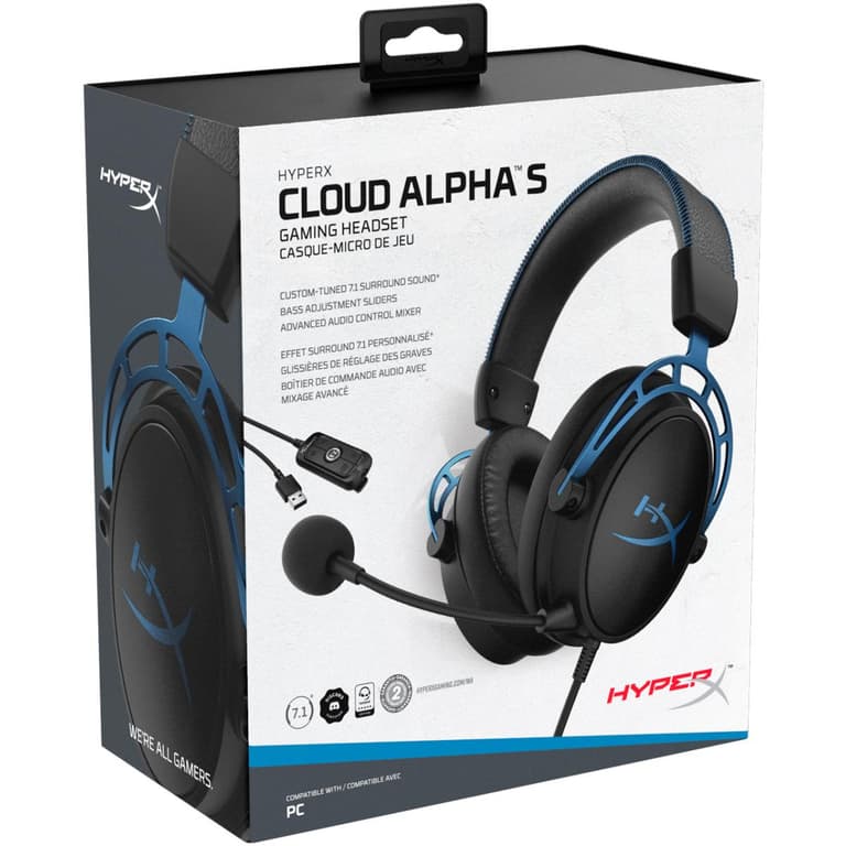 HyperX Cloud Alpha S 7.1 Virtual Surround Gaming Headset