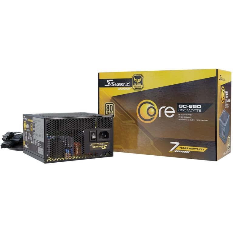 Seasonic CORE GC 650w 80+ Gold TUF Gaming Alliance