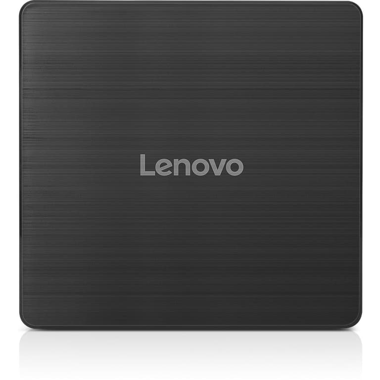 Lenovo Slim DVD Burner DB65 DVD±RW (±R DL) External Drive USB 2.0 - Black