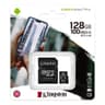 Kingston 128GB Canvas Select Plus microSDXC Card Up to 100MB/s A1 Class 10 UHS-I with Adapter product thumbnail 1