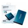 Samsung 500GB T5 USB 3.1 Type C Portable External SSD - Blue product thumbnail 1