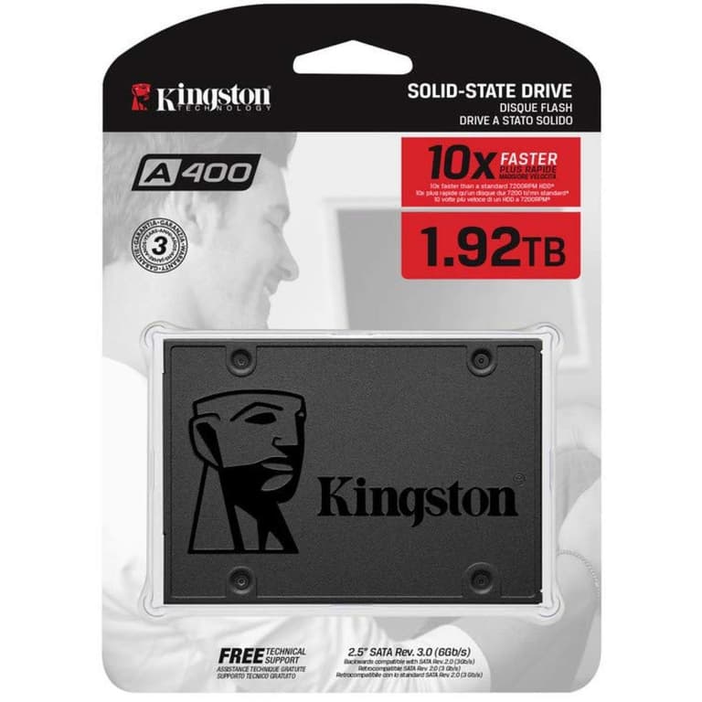 Kingston A400 1.92GB SATA III Solid State Drive (SSD)