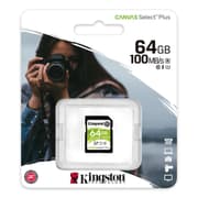 Kingston Canvas Select Plus 64GB UHS-I SDXC Memory Card product image