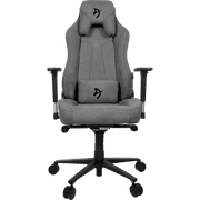 Arozzi Vernazza Soft Fabric Gaming Chair Multi-Dimensional Armrests Rocking & Lock-Tilt Function Adjustable Height & Backrest 3D Armrests - Ash product image