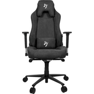 Arozzi Vernazza Soft Fabric Gaming Chair Multi-Dimensional Armrests Rocking & Lock-Tilt Function Adjustable Height & Backrest 3D Armrests - Dark Grey