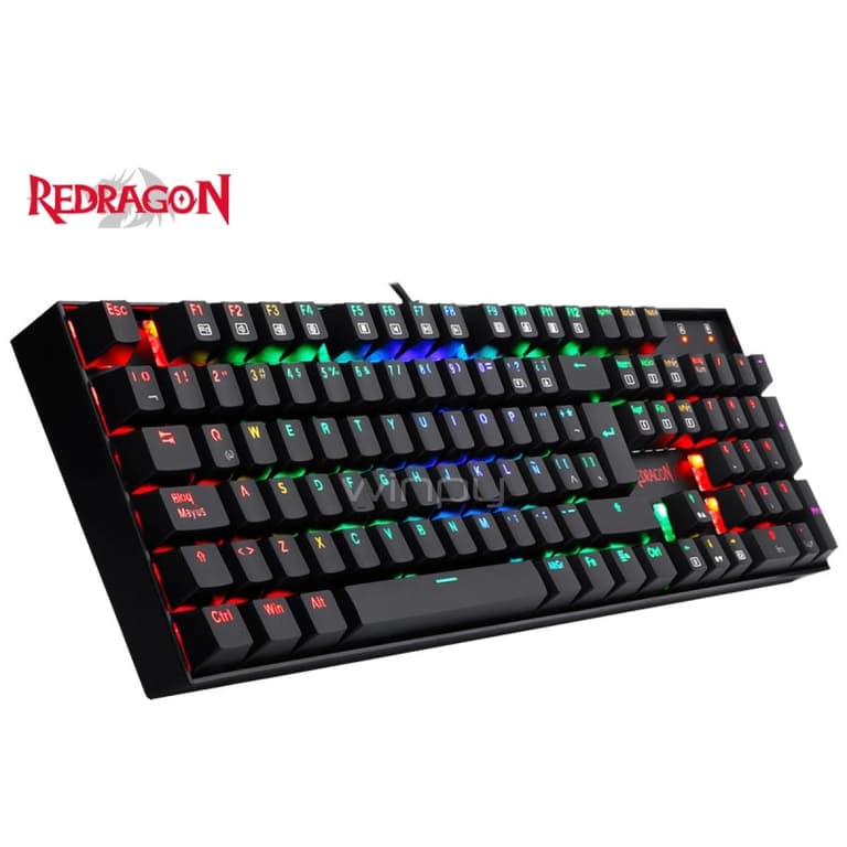Redragon MITRA K551-1 Mechanical Gaming Keyboard RGB Backlit Wired Keyboard - Blue Switches