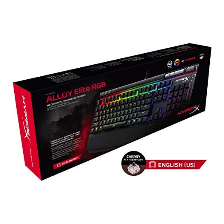HyperX Alloy Elite RGB Mechanical Gaming MX Brown