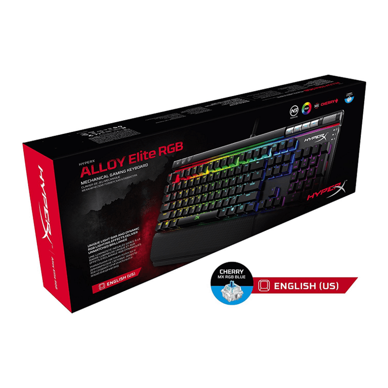 HyperX Alloy Elite RGB Mechanical Gaming MX Blue