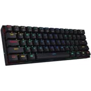 Redragon K530 Pro Draconic 60% Wireless RGB Mechanical Keyboard, BT/2.4Ghz/Wired 3-Mode 61 Keys Compact Gaming Keyboard w/Hot-Swap Socket, Free-Mod Plate Mounted PCB & Tactile Brown Switch - Black product image
