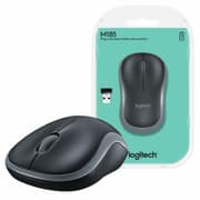 Logitech M185 Wireless Mouse, 2.4GHz with USB Mini Receiver, 12-Month Battery Life, 1000 DPI Optical Tracking, Ambidextrous PC/Mac/Laptop - Swift Grey product image
