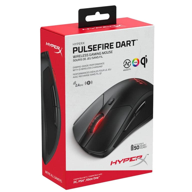HyperX Pulsefire Dart Wireless RGB Gaming Mouse