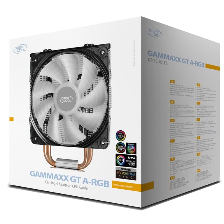 DEEPCOOL GAMMAXX GT A-RGB SYNC A-RGB Fan CPU AIR Cooler - Black