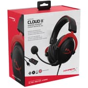 HP HyperX Cloud II Gaming Headset 7.1 Virtual Surround Sound for PC / PS4 / Mac / Mobile - Red product image