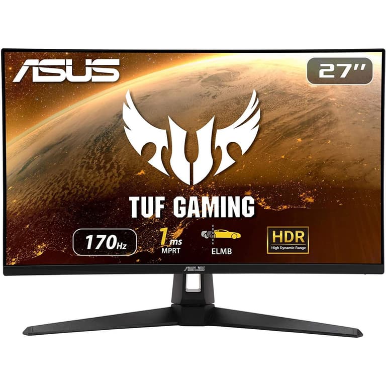 ASUS TUF VG27AQ1A Gaming 27" IPS 2K HDR QHD 170Hz (Above 144Hz) 1ms G-SYNC Compatible VESA Mountable