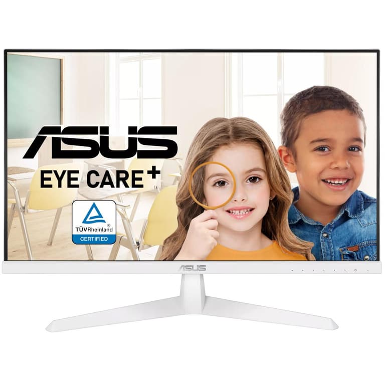 ASUS VY249HE-W 24" IPS 75Hz 1ms (MPRT) FreeSync™ Eye Care Plus Technology Antibacterial Treatment