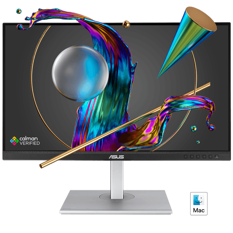 ASUS ProArt PA279CV 27” 4K HDR IPS 100% sRGB/Rec Calman Verified Eye Care Tilt Pivot Swivel Height Adjustable w/ USB C 65W & Speakers