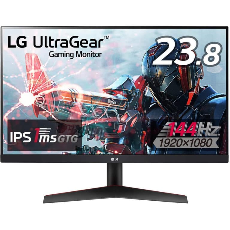 LG 24GN600-B ULTRA GEAR 24" IPS Full HD 1ms 144Hz HDR10 AMD FreeSync Premium 3-Side Virtually Borderless