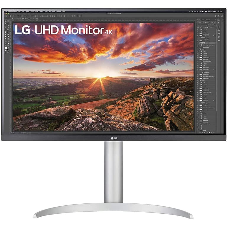 LG 27UP850-W 27” IPS 4K IPS HDR 400 DCI-P3 95% Color Gamut Adjustable Stand USB C
