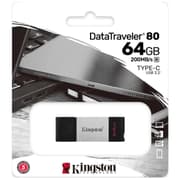 Kingston DataTraveler 80 64GB USB Type-C Flash Drive - Metal product image
