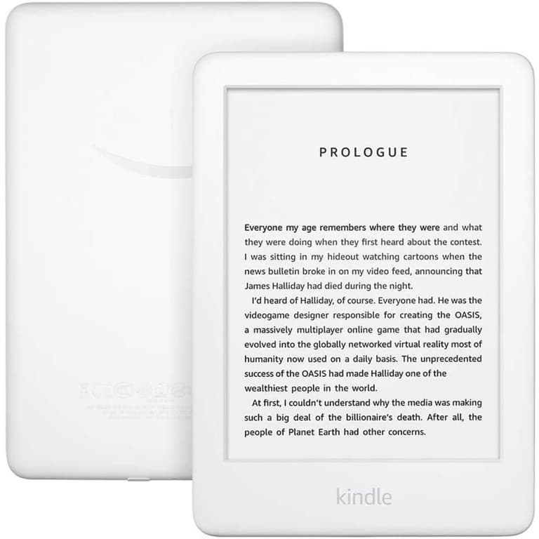 Amazon NEW Kindle (2019) 8GB WIFI 6" with a built-in front light- White