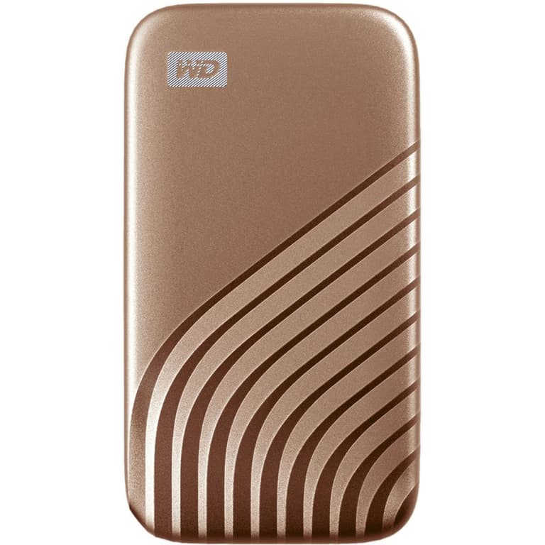 My Passport SSD 500GB Portable SSD USB 3.2 Up to 1050MB/s Gold