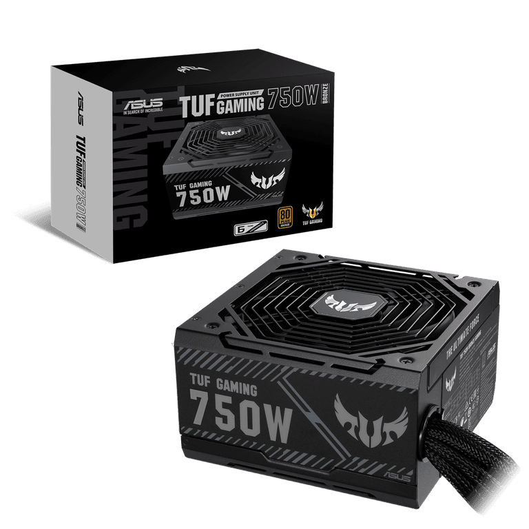 ASUS TUF Gaming 750W 80+ Bronze Axial-tech Fan 0dB Technology PSU