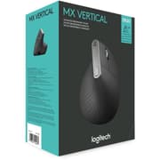 Logitech NEW MX Vertical Wireless Mouse Advanced Ergonomic Design Reduces Muscle Strain Rechargeable - Graphite Color product image