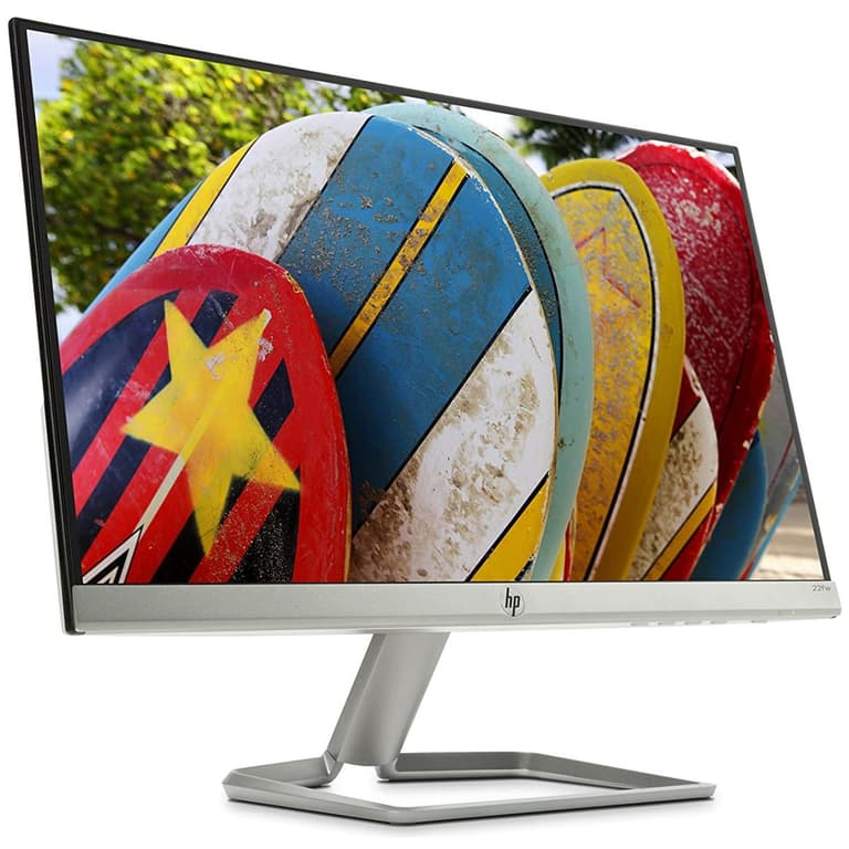 HP M22f 21.5" Ultraslim Full-HD IPS 75Hz 300 nits HDMI & VGA Eye Safe , Silver & Black