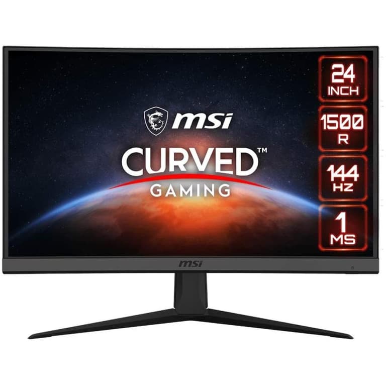 MSI Optix G24C6 24" Curved 1500R Full HD 144Hz 1ms FreeSync Gaming Monitor
