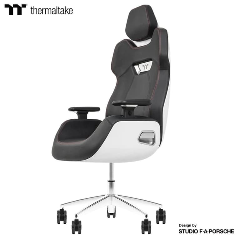 Thermaltake Argent E700 Real Leather Gaming Chair (Glacier White) Design by Studio F∙A∙Porsche