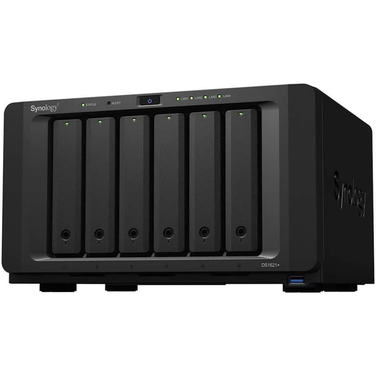 Synology DiskStation DS1621+ 6-Bay Diskless NAS w/ AMD RyzenTM V1500B 4-Cores & 4GB DDR4