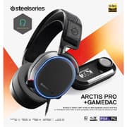 SteelSeries Arctis Pro + GameDAC Wired Certified Hi-Res Audio Dedicated DAC & Amp - for PS5/PS4 and PC - Black product image